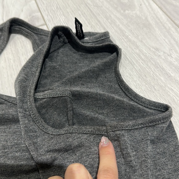 H&M Grey bodycon maxi dress - Picture 9 of 9